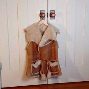Womens shearling vest